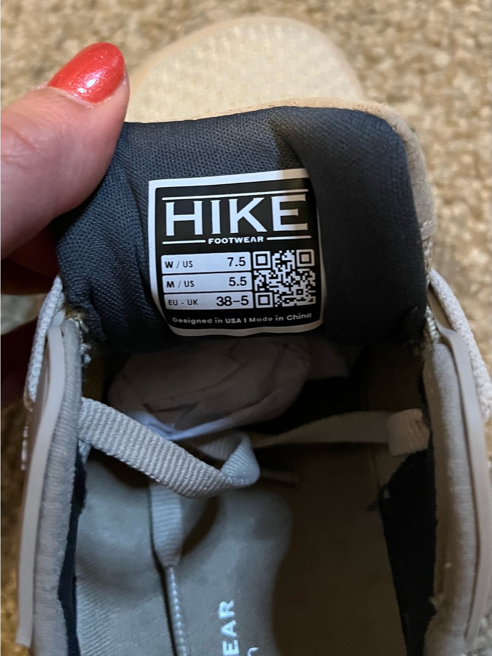 Hike Footwear HF Stride Hands Off Barefoot Sneakers size 7.5 - Picture 7 of 9